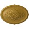 Ekena Millwork Oxford Ceiling Medallion, Hand-Painted Pharaohs Gold, 16 7/8"W x 11 3/4"H x 1 1/2"P CM16OXPGS - alternate 1